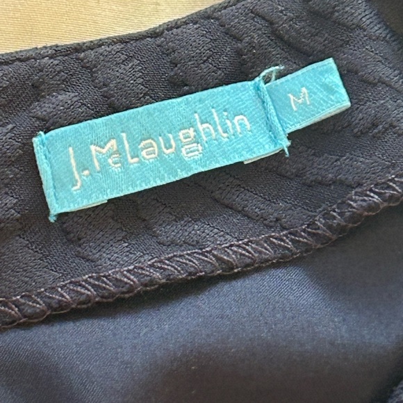 J. McLaughlin Navy Textured Greta Jumpsuit - Picture 6 of 8